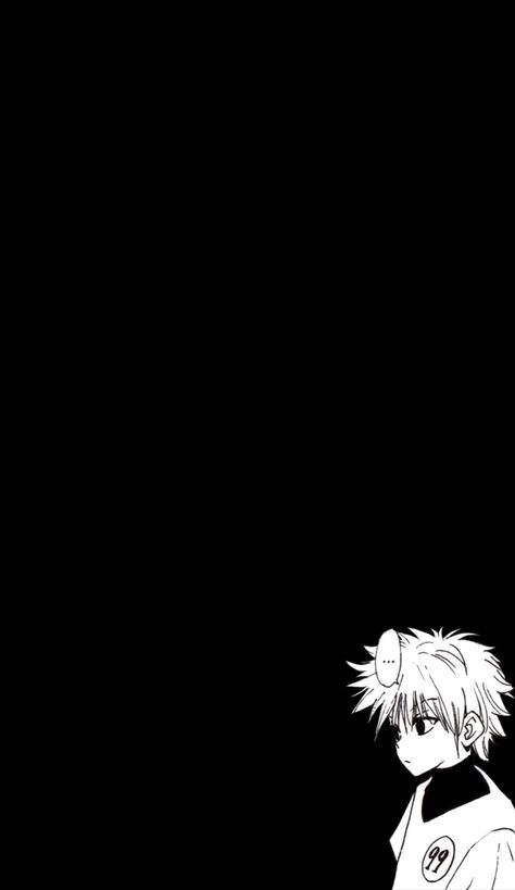 Hunterxhunter Wallpaper Aesthetic, Killua Zoldyck Black And White, Killua Wallpaper Dark, Killua Manga Wallpaper, Hunterxhunter Wallpapers, Boys Artwork, Chibi Wallpaper, Itachi Uchiha Art, Anime Mobile