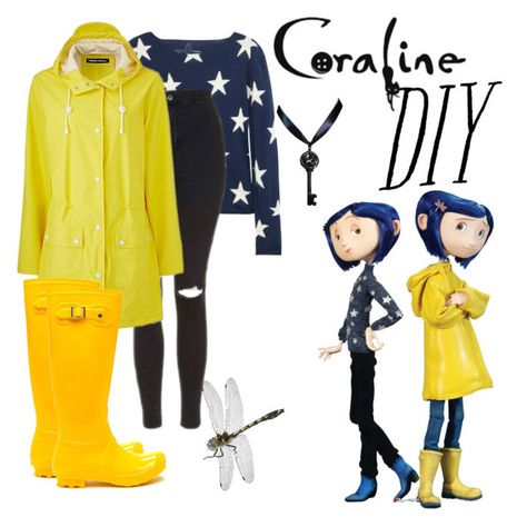 Diy Coraline Costume, Coraline Halloween Costume, Coraline Characters, Cool Couple Halloween Costumes, Coraline Costume, Character Halloween Costumes, Characters Halloween, World Book Day Costumes, Book Day Costumes