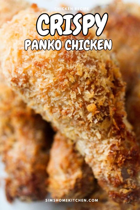 Crispy Panko Chicken Air Fryer Chicken Drumsticks Panko, Panko Drumsticks Baked, Breaded Chicken Drumstick Recipes Oven Baked, Breaded Drumsticks Baked, Breaded Chicken Legs In The Oven, Crispy Oven Baked Chicken Drumsticks, Oven Baked Chicken Legs Crispy, Oven Drumsticks Recipes, Panko Chicken Drumsticks