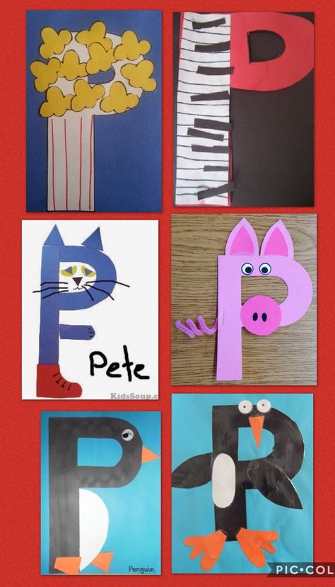 P Art Preschool, P Projects For Preschool, Letter P Ideas For Preschool, Letter P Arts And Crafts For Preschool, Letter P Crafts For Preschoolers Ideas, L Preschool Crafts, P Letter Craft, Letter P Activity For Preschoolers, Letter P Activities For Toddlers