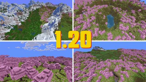 Minecraft Bedrock Seeds, Bedrock Seeds, Seeds For Minecraft, Minecraft Cherry Blossom, Minecraft Seed, Brewing Recipes, Minecraft 1, Texture Packs, Basic Recipes