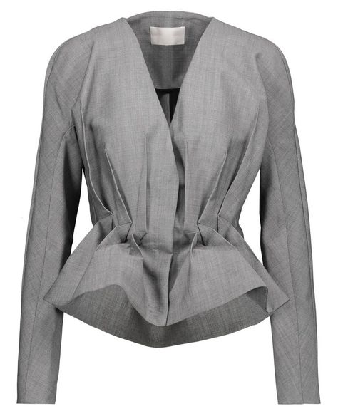 Smart Jackets, Peplum Shirt, Peplum Blazer, Antonio Berardi, White Peplum, Peplum Shirts, Peplum Jacket, Tailored Suits, White Jacket