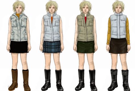 Silent Hill Concept Art, Heather Silent Hill, Silent Hill 3 Heather, Yes Man Fallout, Silent Hill Series, Silent Hill Game, Silent Hill 3, Silent Hill Art, Heather Mason