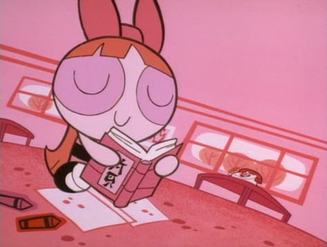 Blossom studying Mandarin Chinese | "The Bare Facts" Powerpuff Blossom, Ppg Blossom, Chinese Blossom, Blossom Powerpuff, Powerpuff Girls Wallpaper, Study Vibes, Rowdyruff Boys, Ppg And Rrb, Powerpuff Girl