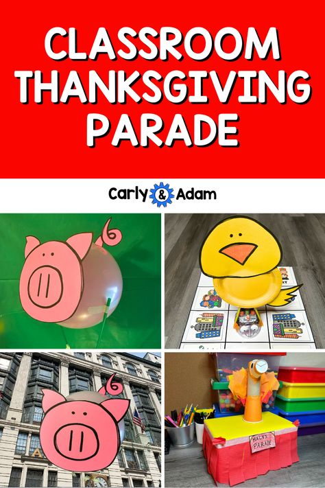 Host a classroom Macy's Thanksgiving Parade inspired by Balloons Over Broadway! This STEM activity engages students in designing parade balloons, using the engineering design process, and testing creative solutions. From balloon building tips to parade route ideas and green screen video extensions, this classroom project combines holiday fun with hands-on learning. Perfect for elementary teachers looking for Thanksgiving STEM ideas!  #BalloonsOverBroadway #ClassroomThanksgivingParade Thanksgiving Parade Floats, Balloons Over Broadway, Thanksgiving Stem, Macy's Day Parade, Teaching Thanksgiving, Macys Thanksgiving Parade, December Kindergarten, Macys Parade, Balloon Template