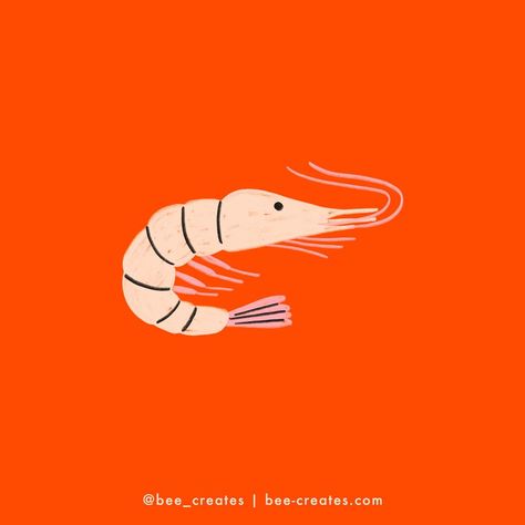 SHRIMP 12/100 for #100daysoftastyart #shrimp #seafood #crustacean #sealife #🦐 #🍤 #illustration #foodart #surfacedesign #surfacepatterndesign #surfacedesigner #foodillustration #theydrawandcook #theydrawanduppercase #100daychallenge #100dayproject #100daychallenge2024 #100patterns #100daysofdailycreating Shrimp Illustrations, Shrimp Cartoon, Seafood Illustration, Bday Cake, Craft Club, Simple Illustration, Kids Books, Twisted Wonderland, Food Illustrations