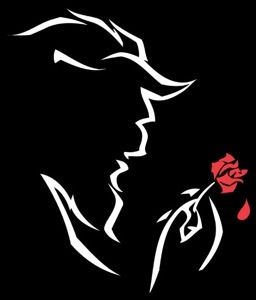 beauty and the beast silhouette - for invitation Beast Silhouette, Beauty And The Beast Silhouette, Disney Scenes, Beauty And The Beast Tattoo, Disney Musical, Tony Award, Tale As Old As Time, Disney Beauty And The Beast, Broadway Musical