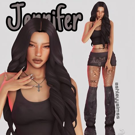 Jennifer ☆ | Patreon Sims 4 Cc Jennifer Check, Elliandra Sims 4 Cc, Sims 4 Jennifer's Body Cc, Sims 4 Cc Life Mod, Sims 4 Dark Feminine Cc, Sims4 Cc Download, Sims 4 Premade Sims Download, Sims 4 People Download, Sims 4 Cc Male Download