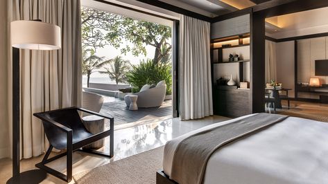 Soori Residence | Soori Bali | Luxury Boutique Villas Luxury Resort Interior, Soori Bali, Balinese Interior, Resort Interior, Bali Resort, Spa Rooms, Black Frames, Bedroom With Ensuite, Shared Rooms