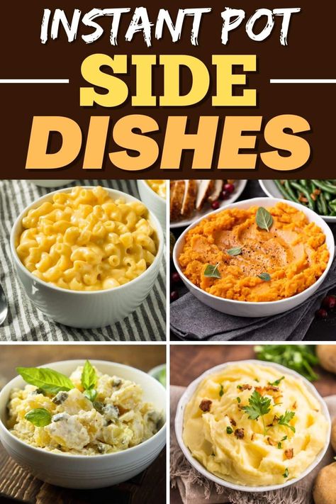 Take your meal to the next level with these Instant Pot side dishes! From veggies to casseroles to mac and cheese, this list has it all. Instant Pot Thanksgiving, Instant Pot Side Dishes, Mexican Rice Dishes, Popular Side Dishes, Recipe Cover, Slow Cooked Meals, Best Instant Pot Recipe, Thanksgiving Side, Instant Pot Dinner Recipes