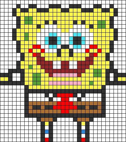 Spongebob Eyes, Bob Spongebob, Spongebob Squarepants Cartoons, Diy Clutch Bag, Cartoon Sky, Duplicate Stitch, Lucky Charms Cereal, Pearl Beads Pattern, Beads Pattern