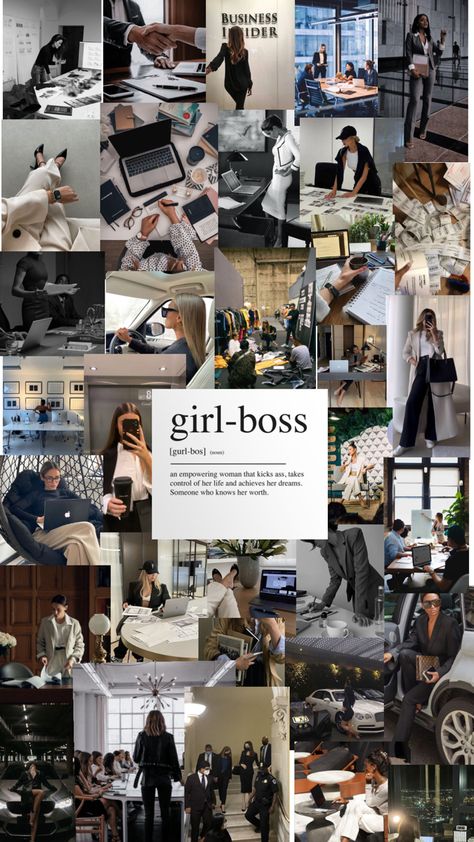 Manifesting Vision Board, Business Vision Board, Vision Board Examples, Vision Board Images, Vision Board Wallpaper, Career Vision Board, Work Goals, Business Woman Successful, Vision Board Goals