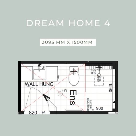 Tiny Ensuite Ideas Layout, Rectangle Ensuite Layout, Ensuite Layout Floor Plans, Bedroom With Ensuite Layout, Ensuite And Walk In Robe Layout, Ensuite Floor Plan, Tiny Ensuite Ideas, Small Ensuite Ideas, Small Ensuite Bathroom Ideas