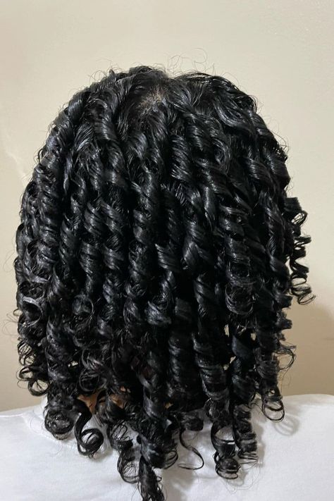 20 Comb Twist Hairstyles: Effortless Looks for Natural Hair | Lookosm Starting Locs, Comb Coils, Comb Twist, Twisted Bangs, Chunky Twists, Hair To One Side, Twist Ponytail, Twist Bun, Hair Cuffs