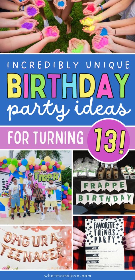 27 Birthday Party, 13th Birthday Party Decorations, 13th Birthday Party Ideas, 13th Birthday Party Ideas For Girls, Preteen Birthday, 12th Birthday Party Ideas, Teen Girl Birthday Party, Party Ideas For Girls