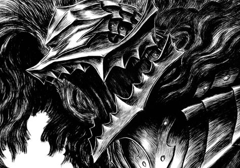 Guts (berserker armor). Berserk Berserker Armor, Black Sheep Of The Family, Kentaro Miura, Long Board, Pretty Artwork, Anime Mix, Story Arc, Project Inspiration, Armors