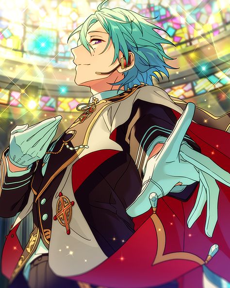 Tatsumi Kazehaya/Gallery | The English Ensemble Stars Wiki | Fandom Tatsumi Kazehaya, Silent Prayer, Star Cards, Character Base, Image Notes, Event Outfit, Anime Drawing, Boy Poses, Ensemble Stars