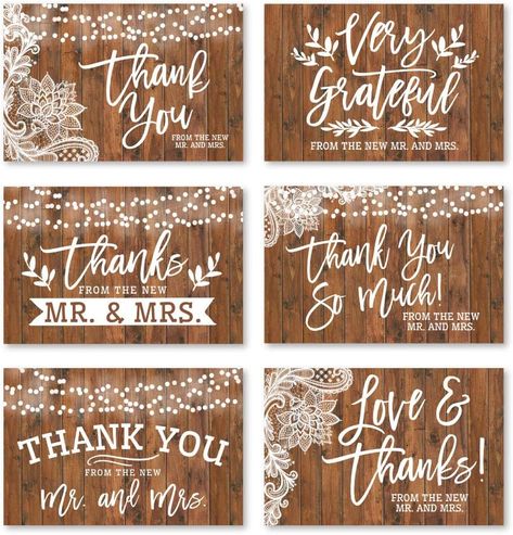 BEST GRATITUDE WEDDING THANK YOU CARDS - Express your heartfelt gratitude using these variable fancy rustic thank-you cards, send them as a personal written card favor for wedding guests from the Mr. and Mrs bride. These exclusive one of a kind simple blank white inside cards are easy to add personal hand written messages to thoughtful friends and family. This link is associated with an amazon affiliate account Appreciation Note, Sympathy Thank You Cards, Thank You Greeting Cards, Elegant Bridal Shower, Party Stationery, Thank You Greetings, Baby Shower Thank You Cards, Christmas Thank You, Mr And Mrs Wedding