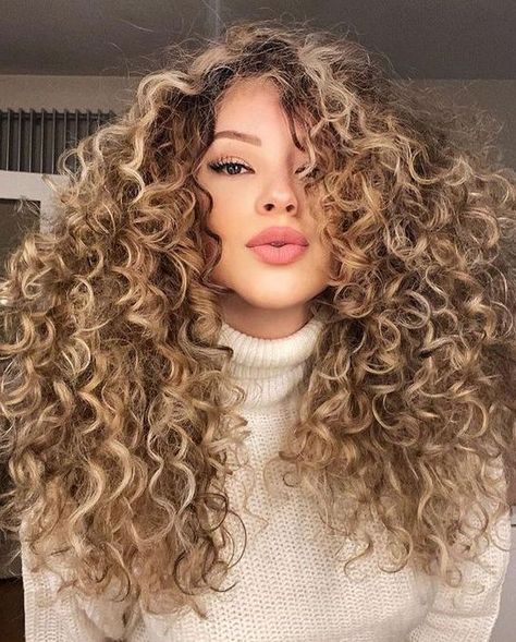 Hairstyles For Long Curly Hair, Blonde Highlights Curly Hair, Dyed Curly Hair, Highlights Curly Hair, Honey Brown Hair, Brown Curly Hair, Blonde Curly Hair, Colored Curly Hair, Beautiful Curly Hair