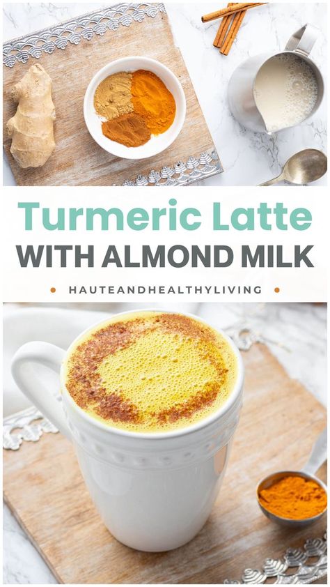 This Turmeric Latte, also known as golden milk, is a warm and soothing beverage. Rich, creamy, and easy to prepare! Golden Milk Latte Recipe, Turmeric Latte Golden Milk, Golden Milk Recipe, Golden Milk Latte, Turmeric Milk, Turmeric Latte, Golden Milk, Turmeric Benefits, Healthy Drinks Recipes