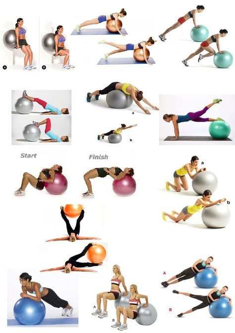 Fit Ball Exercises, Fitball Exercises, Pilates Ball Exercises, Yoga Ball Workout, Balance Ball Exercises, Swiss Ball Exercises, Forward Head Posture Exercises, Yoga Ball Exercises, Ball Workouts