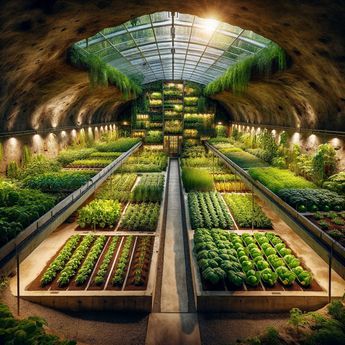 Grow Food Year Round in a Underground Greenhouse Round Greenhouse, Clove Plant, Underground Greenhouse, Miracle Tree, Winter Vegetables Gardening, Grandma's Recipes, Modern Agriculture, Farming Techniques, Cucumber Plant