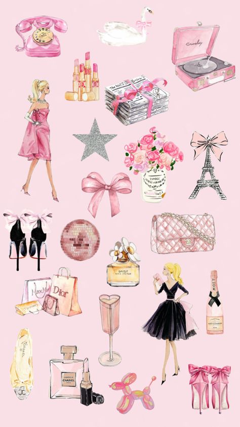 Favorite Things Collage, Energy Aesthetic, Feminine Energy Aesthetic, Girl Vibe, Kawaii Things, Coquette Girl, Chic Wallpaper, Aesthetic Iphone, Makeup Eyeliner