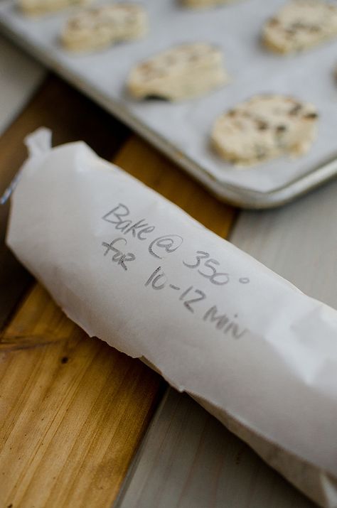 Bake Chocolate Chip Cookies, Freezable Cookies, Slice And Bake Cookies, Cranberry Shortbread Cookies, Freezer Cookies, Lemon Cookies Easy, Homemade Cookie Dough, Icebox Cookies, Dipped Cookies