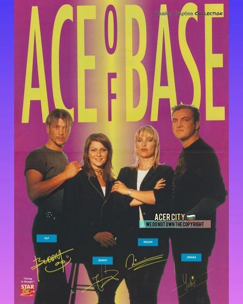 Ace Of Base Poster, Happy Nation, Ace Of Base, Club Magazine, Lovely Poster, Car Vinyl, 90s Music, 90s Vibes, Music Poster