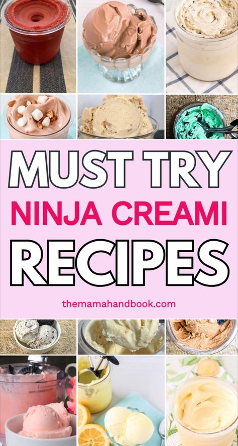 Discover the best Ninja Creami recipes for making sorbet and ice cream at home! These delicious Ninja Creami recipes include a variety of flavors and options for every craving. Try a classic Ninja ice cream recipe or explore a refreshing sorbet with these easy creami recipes. Perfect for any sweet treat! Ninja Ice Cream, Ninja Creami Recipe, Ninja Creami Recipes, Ninja Ice Cream Recipe, Protein Ice Cream Recipe, Low Sugar Treats, Ninja Cooking System Recipes, Sugar Free Ice Cream, Icee Recipe