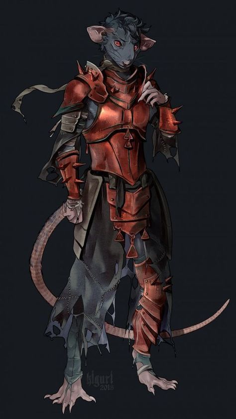 Rat People Fantasy Art, Rat Anthro, Rat Humanoid, Ratfolk Dnd, Rat Fursona, Rat Character Design, Rat Oc, Rat Monster, Rat Character