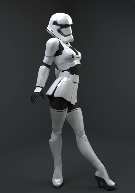 Stormtoopgirl, Xavier Dabrowski on ArtStation at https://www.artstation.com/artwork/wZWqw Female Stormtrooper, Star Wars Girl, Stormtrooper Art, Storm Trooper Costume, Star Wars Characters Pictures, Star Wars Costumes, Star Wars Women, Star Wars Stormtrooper, Star Wars Ships