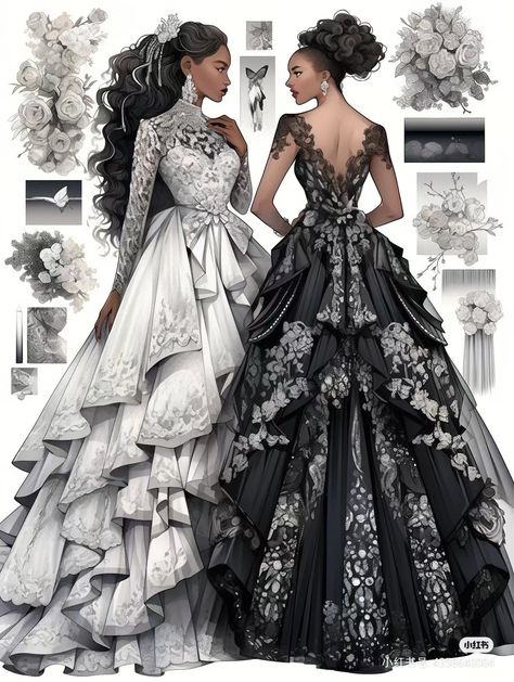 Goddess Dress Aesthetic, Starry Night Dress, Dreamy Gowns, Fab Dress, Fashion Design Patterns, Fashion Design Collection, Fashion Sketches Dresses, Fantasy Dresses, Theme Dress