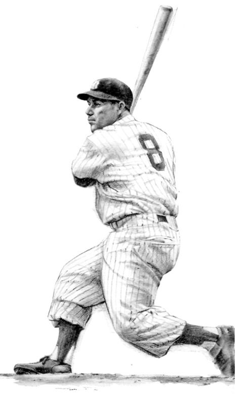 Monument Park, Airplane Tattoos, Sports Pics, Yogi Berra, Evil Empire, Baseball Posters, Baseball Art, Caricature Drawing, Mickey Mantle