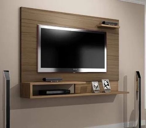 TV unit & LCD panel wall decor ideas Simple Buffet, Racks Tv, Lcd Panel Design, Modern Tv Wall Units, Tv Unit Decor, Tv Unit Furniture, Tv Cabinet Design, Tv Unit Interior Design, Modern Tv Wall