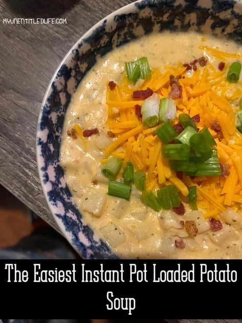 Loaded Potato Soup Instapot, Instant Pot Potato Soup With Frozen Potatoes, Loaded Baked Potato Soup Instant Pot Frozen Potatoes, Instapot Loaded Potato Soup, Easy Instant Pot Potato Soup With Frozen Potatoes, Crockpot Loaded Potato Soup With Frozen Diced Potatoes, Instant Pot Hashbrown Potato Soup, Potato Soup With Hashbrowns Instant Pot, Instapot Potato Soup Frozen Hashbrowns