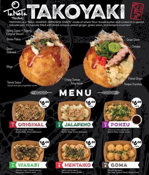 Chinatown’s Ramen Champ Pivots Again With New Takoyaki Concept - Eater LA Koreansk Mad, Asian Restaurant, Japanese Street Food, Asian Street Food, Sushi Recipes, Japanese Cooking, Japan Food, Asian Cooking, Types Of Food