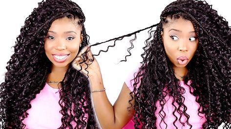 Goddess Box Braids Tutorial! Step By Step In Detail! [Video] - https://blackhairinformation.com/video-gallery/goddess-box-braids-tutorial-step-by-step-in-detail-video/ Braids Tutorial Step By Step, Hair Drawing Tutorial, Tutorial Braids, Box Braids Tutorial, Goddess Box Braids, Box Braid Hair, Braids Tutorial, Blonde Box Braids, Short Box Braids