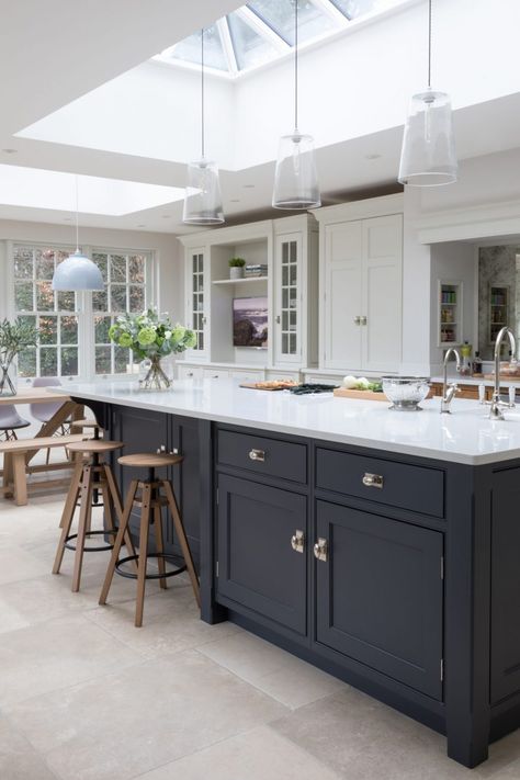 Kitchen Colours, Kitchen Diner Extension, Open Plan Kitchen Dining Living, Open Plan Kitchen Diner, Open Plan Kitchen Dining, Open Plan Kitchen Living Room, Dream Kitchens Design, Kitchen Dining Living, Large Kitchen