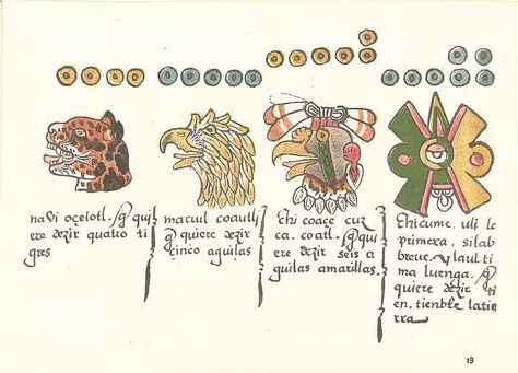 Aztec Codex Art, Chicano Studies, Ch Sound, Roman Alphabet, Roman Letters, Sounding Out Words, Ancient Aztecs, Mexico History, European Languages