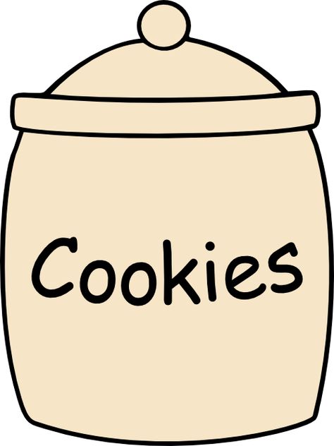 cookie jar Jar Image, Cookie Clipart, Label Ideas, Felt Squares, Frixion Pens, Kinds Of Cookies, Sugar Cookie Frosting, Country Decorating, Paper Liner