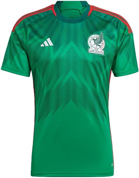 adidas mens Mexico Home Jersey Mexico Soccer Jersey, Jersey Display, Adidas Store, Mexico Soccer, Team Badge, Professional Wear, Womens Soccer, Soccer Team, Jersey Design