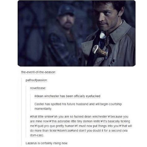 Oh my freaking gosh XD Dean And Cas, Dean And Castiel, Supernatural Destiel, Supernatural Memes, Supernatural Funny, Odaiba, Supernatural Cast, Supernatural Fandom, Super Natural