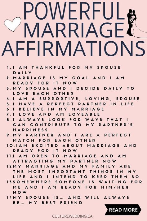 Marriage Affirmations, Marriage Vision Board, Powerful Affirmations, Vision Board Affirmations, Happy Thanksgiving Quotes, Marriage Goals, Healthy Marriage, Daily Positive Affirmations, Successful Marriage