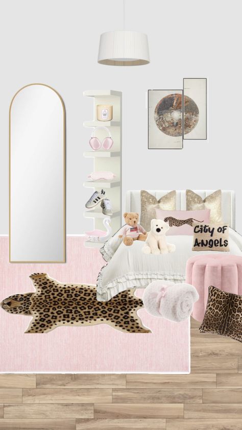 #bedroom #pink #cute #fyp White Gold Room, Room Wishlist, Bedroom Ideas For Small Rooms Cozy, Glamourous Bedroom, Bedroom Pink, White Room Decor, Princess Room, Preppy Room, Redecorate Bedroom