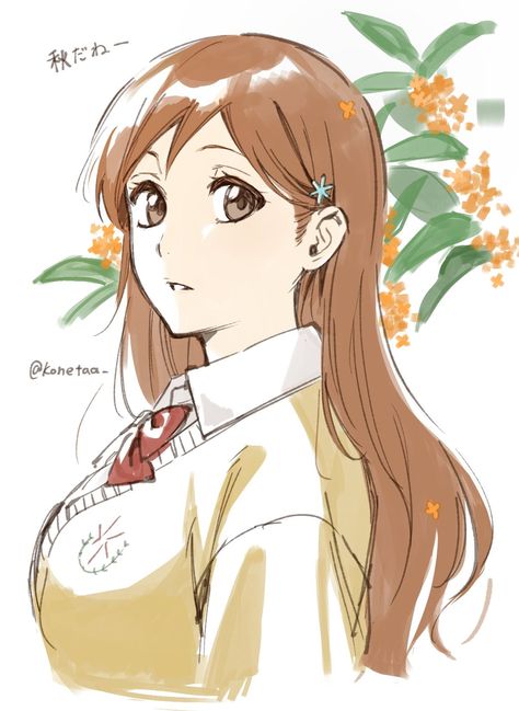 Bleach Orihime, Inoue Orihime, Orihime Inoue, Bleach Art, Black Anime Characters, Fan Art Drawing, Picture Search, Bleach Anime, Manga Pictures