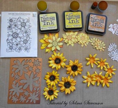 Selma's Stamping Corner and Floral Designs: Heartfelt Creations Classic Sunflower Collection Heartfelt Creations Flowers, Heartfelt Creations Cards, Sunflower Cards, Handmade Flowers Paper, Creative Corner, Paper Flower Tutorial, Garden Club, Heartfelt Creations, Paper Flowers Diy