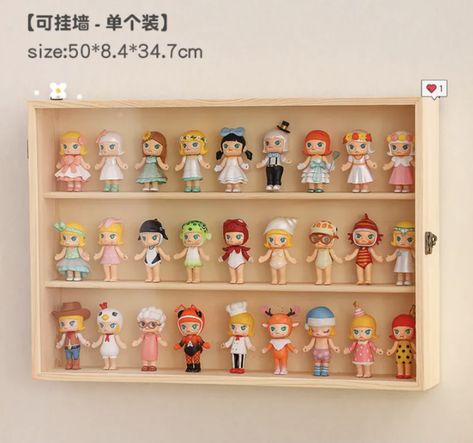 Price: 1,746 PHP | Date of Purchase: 06/20/2023 | Single Pack-Wall Mounted-without Nails. Hand-Made Storage Display Box Wooden Figurine Display, Winnie Wong, Minimal Room, Figurine Display, Toy Display, Pop Mart, Storage Display, Wooden Figurines, Box Hand