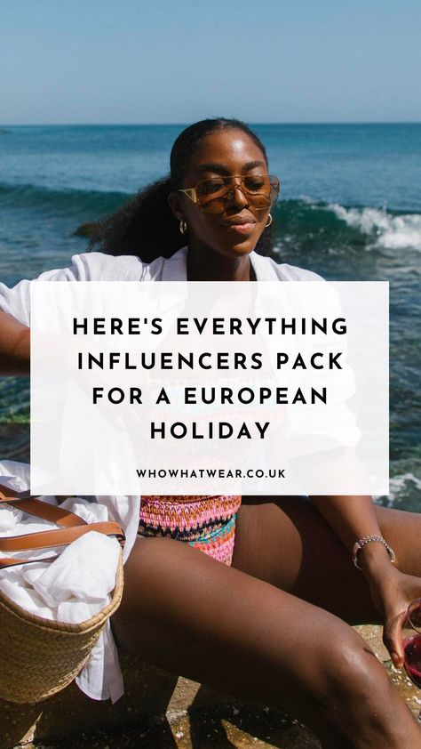 Wondering what to pack for a European holiday? We've rounded up the 14 pieces that make the best summer capsule wardrobe in 2023. Click to read more. Europe Summer Capsule Wardrobe, Packing For 3 Weeks, 3 Weeks In Europe, Holiday Capsule Wardrobe, Holiday Style Summer, European Holiday, Blogger Inspiration, Summer Capsule, Euro Summer