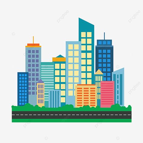 Building Images Pictures, Cartoon Buildings City, Building Clipart, Construction Clipart, City Clipart, Flat Building, Building Png, Building Cartoon, Bebe Video